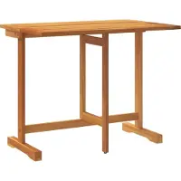Syfax Balkontisch Klappbar 90x60x72 cm Massivholz Akazie
