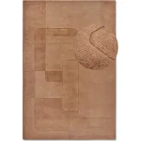 Villeroy & Boch Wollteppich "Charlotte", rechteckig, 10 mm Höhe, Läufer, Handgewebt, Wolle, Natur, Läufer, Wohnzimmer, Geometrie