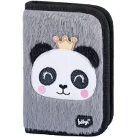 Baagl Federmäppchen für Mädchen - Schüleretui, Schulmäppchen für Schreibzubehör (Panda)