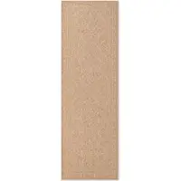 Hanse Home In- & Outdoor, Wetterfest, Robust, Wende Teppich Rosel, Jute Weiß - 80x250 cm