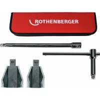 Rothenberger Standhahnmuttern-set, SW36-47, Griffstück Antriebsteil + Verlängerung Antriebsteil - 100108