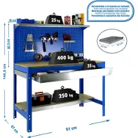 Simon Rack Simonwork (bancos De Trabajo) Bt3 Box Werkbank 1445x910x610 Mm