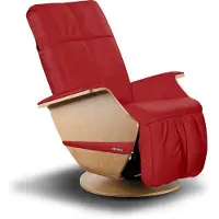 KEYTON Massagesessel Vintage H10 Farbe: Rosso | Holz: Eiche