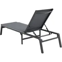 SucceBuy -Liegestühle für die Terrasse aus dunkelgrauem Aluminium – 2-teiliges Set. Diese -Liegestühle für die Terrasse in Dunkelgrau sind eine großartige Ergänzung für Ihren Außenbereich.