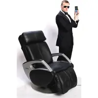 KEYTON Massagesessel Domo H10 SILVER-BLACK Edition