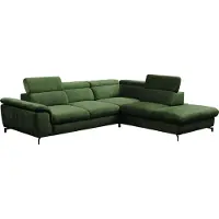 Mirjan 24 Ecksofa Alegra, Eckcouch mit Schlaffunktion und Bettkasten, L-Form Polsterecke (Vogue 11, Seite: Rechts 2R-OT)