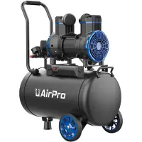 DeTec. 2 PS Luftkompressor – Ölfreier 35L Flüster-Kompressor, Geräuscharmer Kompressor für Heimwerker und Werkstatt, Leiser Betrieb mit 70 dB