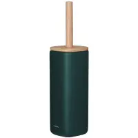 Sealskin WC-Bürstengarnitur Mind dunkelgrün/holz matt 800672