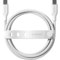 PanzerGlass USB-Kabel "Racing 60W USB-C zu USB-C Kabel USB 2.0 1,2 m", weiß, 120cmcm, EMPOWER BY , Kabel, USB-Kabel