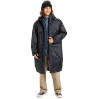 Quiksilver Full Rig Poncho Bomberjacke Schwarz M Herren Schwarz M