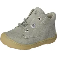 Ricosta Pepino Lauflernschuh "CORY", Jungen, Gr. 23, Leder, braun (eukalyptus), Schuhe Lauflernschuh, Schnürschuh m. Weiten-Meßsystem, Leder, Größenschablone zum Download