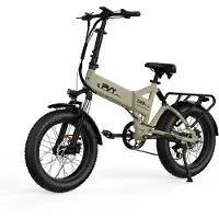 PVY City e-bikes Z20 Plus 1000 - 250W Motor 48V16.5AH Batterie 120KM Reichweite Hydraulische Scheibenbremse - Beige