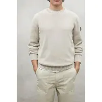 Ecoalf für Herren. MCMGAKNTAIL00639S25-241 Tail beige Pullover (XL), Lässig, Bio-Baumwolle, Nachhaltig
