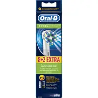Oral-B CrossAction Ersatz-Aufsteckbürsten 10 Stück