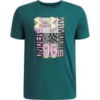 Under Armour B Logo WM Collage SS green black (338) XL