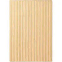 Hanse Home Ted Baker Flachgewebeteppich Linley, Wetterfest, Streifen, Pflegeleicht, Ocker - 160x230 cm