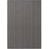 Hanse Home Ted Baker Flachgewebeteppich Linley, Wetterfest, Streifen, Pflegeleicht, Schwarz - 120x170 cm