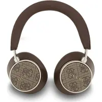 GUESS On-Ear-Kopfhörer Bluetooth ENC 4G Classic Logo, braun