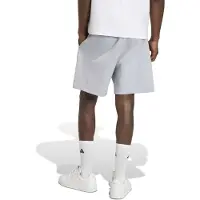 Adidas Shorts SPORTSWEAR "FUTURE ICONS SMALL LOGO", Herren, Gr. L, N-Gr, grau (halo silber, normal, gr.), Obermaterial: 68% Baumwolle, 32% Polyester, Hosen Shorts