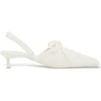 Armani Exchange für Damen. XW002585AF22805U0011 Sandalen Elegantes Weiß (35.5), 1 bis 3 cm, Schnürsenkel, Lässig