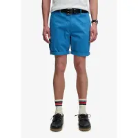 Superdry für Herren. M7110486A Premium Shorts blau (30), Lässig, Baumwolle