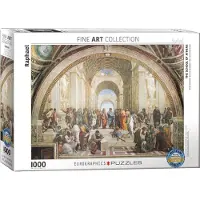 Empireposter 1000 Teile Puzzle - Puzzle - Die Schule von Athen von Raffael + Puzzle Zubehör