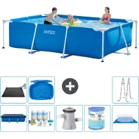 Intex Rechteckiger Frame Pool - 300x200x75 cm - 9-teilig S40207