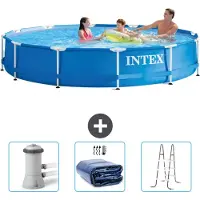 Intex Frame Pool Rund - 366x76 cm - 4-teilig SCB83