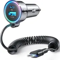JOYROOM 12V 24V Kfz PD Schnell Lade Gerät 60W Adapter USB Typ C Auto PKW Ladekabel USB-C