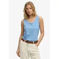 Superdry Tanktop "SCOOP NECK TANK" Baumwollmischung, regular fit