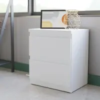 Forte Kommode "EDMORE", weiß, B:41,8cm H:49,3cm T:32,2cm, Sideboards, Kommode, Kommode, Breite ca. 42 cm