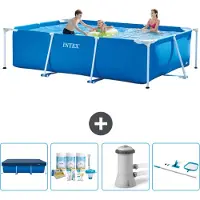 Intex Rechteckiger Frame Pool - 300x200x75 cm - 5-teilig SCB7