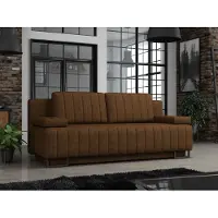 Mirjan 24 Schlafsofa Laguna, Sofa mit Bettkasten und Schlaffunktion, Schlafcouch (Farbe: Lux 11)