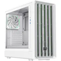 GameMax ; Claw 460 WT, Midi-Tower, ohne Netzteil, USB/Audio, ATX, 2x USB3.0, 1x USB-C, weiß, Gaming-Gehäuse