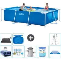 Intex Rechteckiger Frame Pool - 300x200x75 cm - 9-teilig S40203