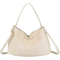 Gallantry Paris Gallantry, Hobo-Tasche für Frauen mit verstellbarem Schultergurt, Beige