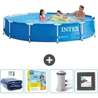Intex Frame Pool Rund - 366x76 cm - 5-teilig SCB10