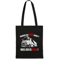 Eric Helmar Müller Urban Backwoods Warum Ich LKW Fahre, Stofftasche, Farbe: Schwarz