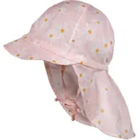 Maximo Schirmmütze , Mädchen, Gr. 53, rosa (blassrosa, gänseblümchen), Web, Obermaterial: 100% Baumwolle, Mützen Schirmmütze