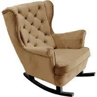 Domo DomoHome Relaxsessel Armlehnensessel Armlehnen Fernsehsessel Loungesessel Polstersessel Couchsessel Armsessel Chair Wohnzimmersessel Ohrensessel | 102x81x95cm | Cappucino_29807