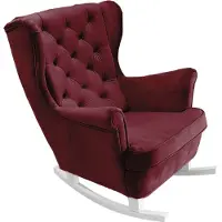 Domo DomoHome Relaxsessel Armlehnensessel Armlehnen Fernsehsessel Loungesessel Polstersessel Couchsessel Armsessel Chair Wohnzimmersessel Ohrensessel | 102x81x95cm | Burgundy_29835