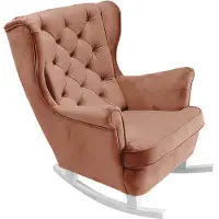 Domo DomoHome Relaxsessel Armlehnensessel Armlehnen Fernsehsessel Loungesessel Polstersessel Couchsessel Armsessel Chair Wohnzimmersessel Ohrensessel | 102x81x95cm | Powder Pink_29832
