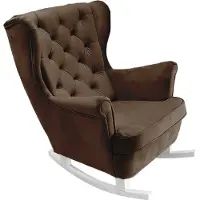 Domo DomoHome Relaxsessel Armlehnensessel Armlehnen Fernsehsessel Loungesessel Polstersessel Couchsessel Armsessel Chair Wohnzimmersessel Ohrensessel | 102x81x95cm | Dark brown_29827