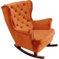 Domo DomoHome Relaxsessel Armlehnensessel Armlehnen Fernsehsessel Loungesessel Polstersessel Couchsessel Armsessel Chair Wohnzimmersessel Ohrensessel | 102x81x95cm | Orange_29825