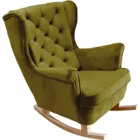 Domo DomoHome Relaxsessel Armlehnensessel Armlehnen Fernsehsessel Loungesessel Polstersessel Couchsessel Armsessel Chair Wohnzimmersessel Ohrensessel | 102x81x95cm | Green_29846