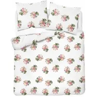 Detexpol Bettwäsche, Satinbettwäsche, 100 % Baumwolle, hohe Qualität 200x220 5805a Rosen