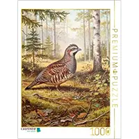 CALVENDO Puzzle Birkhuhn - seltener Vogel als Gemälde | 1000 Teile Lege-Größe 64 × 48 cm Foto-Puzzle für glückliche Stunden