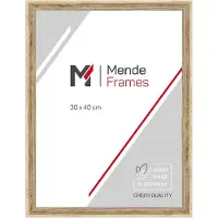 MendeFrames Bilderrahmen Massivholz Normalglas 40x40 cm Natur H790