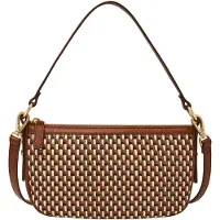 Fossil Umhängetasche Schultertasche Jolie Crossbody Multi Brown braun
