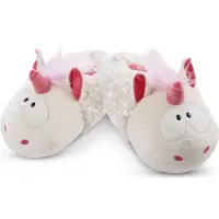 Nici Hausschuhe Einhorn Theodor im Schneeanzug, Größe 34-37 (M), GRÜN